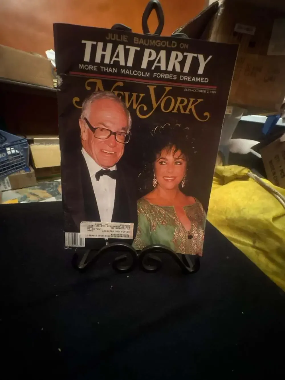 New York Magazine, October 2, 1989, Featuring Malcolm Forbes and Elizabeth Taylo